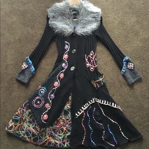 Griffolie Paris | Embroidered | Sweater Jacket